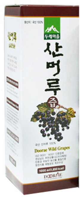 두레마을 산머루즙, 1L, 1개