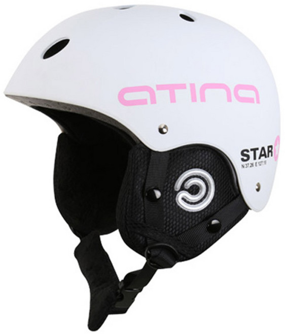 아티나 스키보드 헬멧 ATH-S802, 화이트, 1개