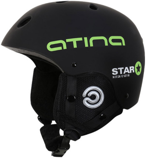 아티나 스키보드 헬멧 ATH-S802, 블랙, 1개