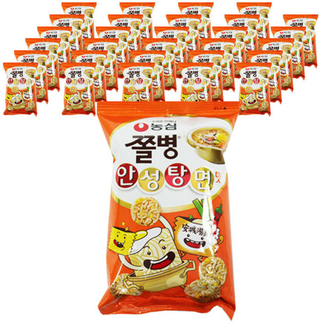 쫄병스낵 안성탕면맛, 77g, 30개