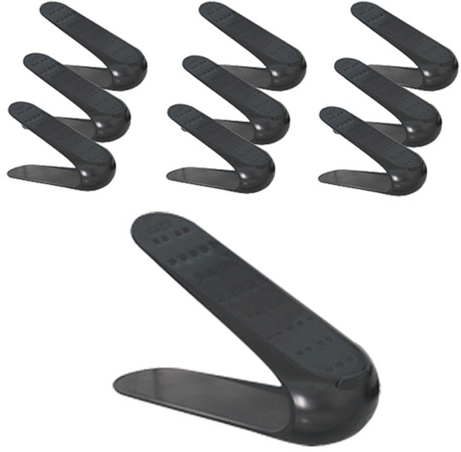 가쯔 NEW 매직 슈즈렉 여성용, 블랙, 10개입