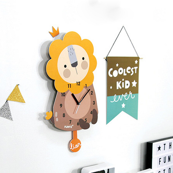 퍼니즈 어썸프렌즈 움직이는추시계 B, 사자