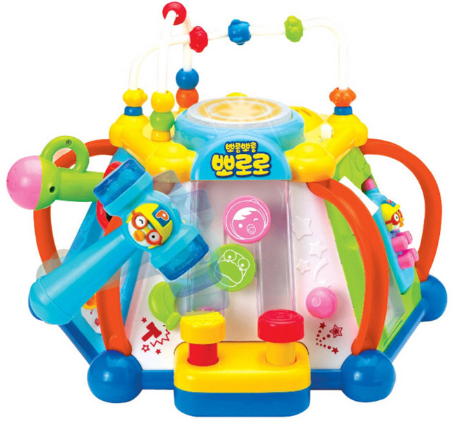 지나월드뉴뽀로로 EQ/IQ 놀이상자, 혼합 색상, 1개