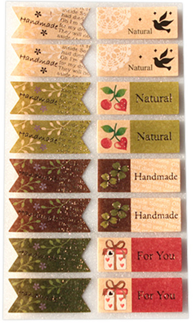 티나피크닉 크라프트 포인트스티커 16p, 혼합 색상, 5개입