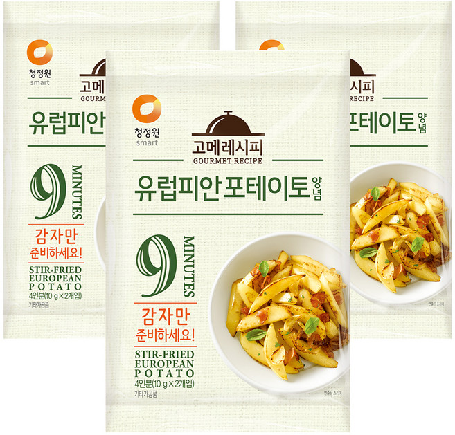 청정원 유럽피안 포테이토 양념 10g x 2p, 20g, 3개