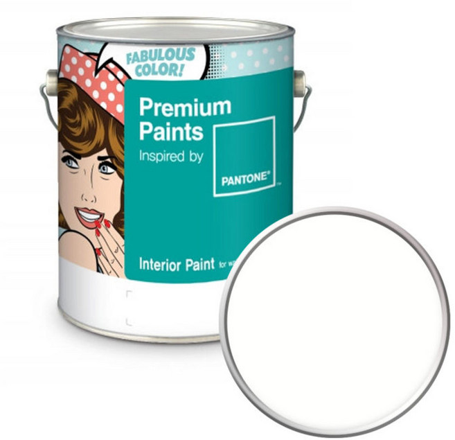 노루페인트 팬톤 내부용 실내 벽면 무광 페인트, 11-0602 Snow White, 4L, 1개