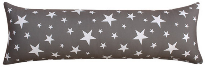 베드앤데코 믹스 스타 바디필로우 솜 포함, 유로 그레이