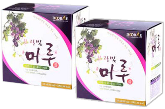 두레마을 보랏빛 산머루즙, 2개, 1.2L