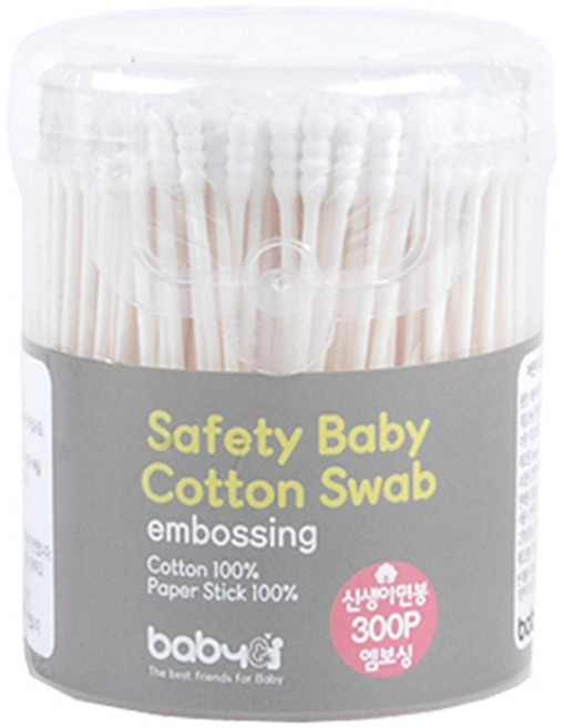 베이비앤아이 신생아용면봉, 300개입, 1개