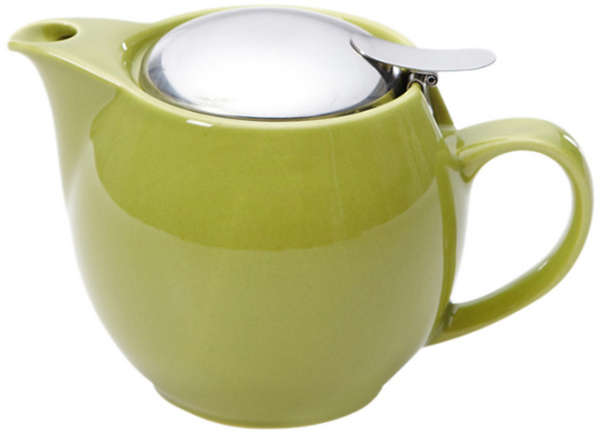 제로재팬 도자기 티포트 2인용, 알로에, 450ml, 1개