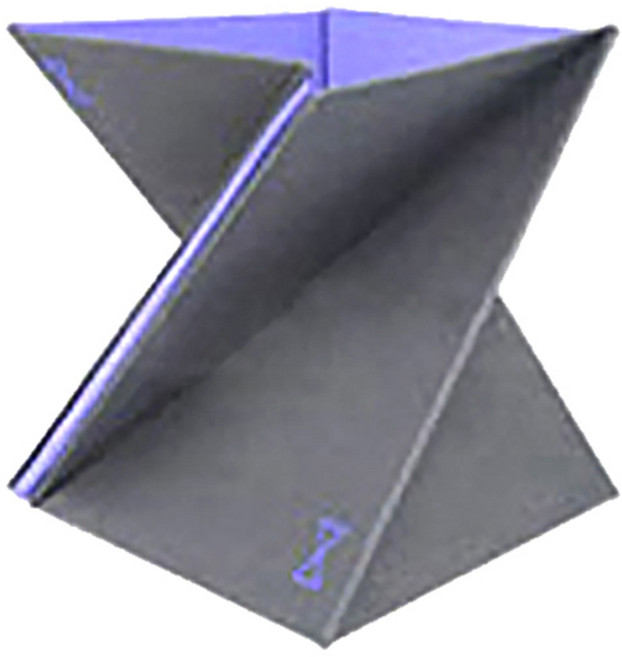 LEVIT8 휴대용 노트북 거치대 S, 그레이 + 바이올렛