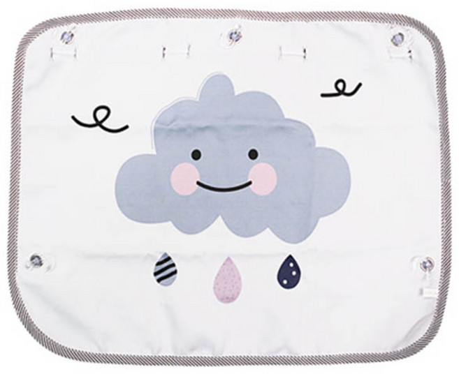 본투로드 큐방 차량용 햇빛가래개 커튼, 구름, 1개