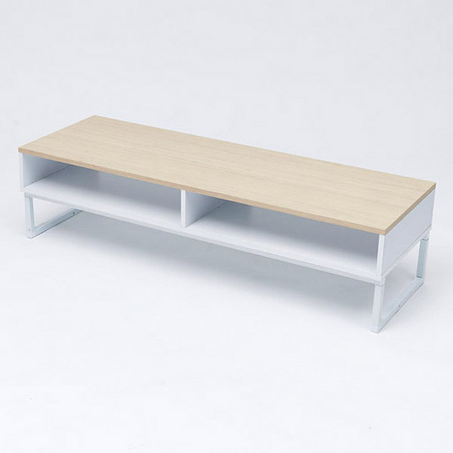 제우스가구 1200 DIY 스틸 거실장 + 코너보호대, 내추럴