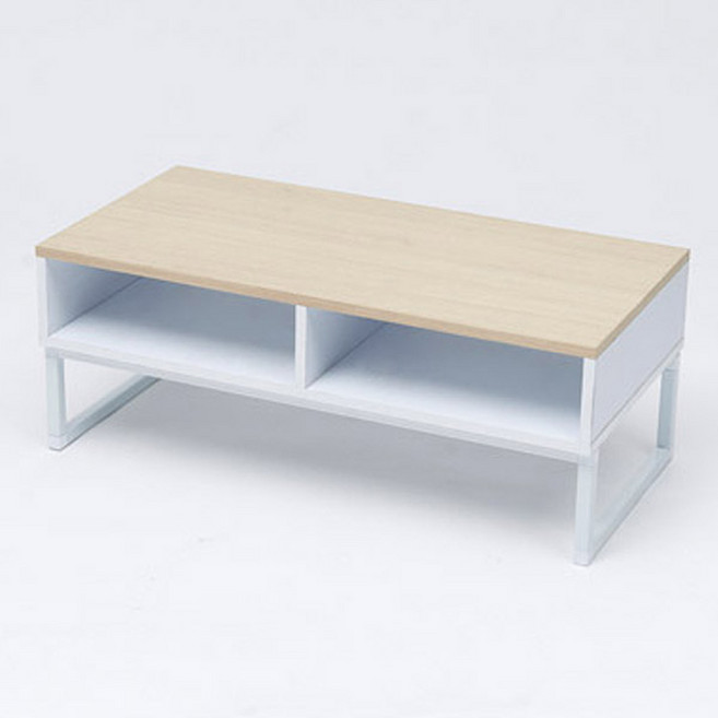 제우스가구 800 DIY 스틸 거실장 + 코너보호대, 내추럴