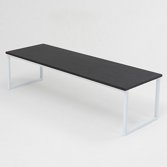 제우스가구 1200 DIY 스틸 다용도 테이블 + 코너보호대, 블랙