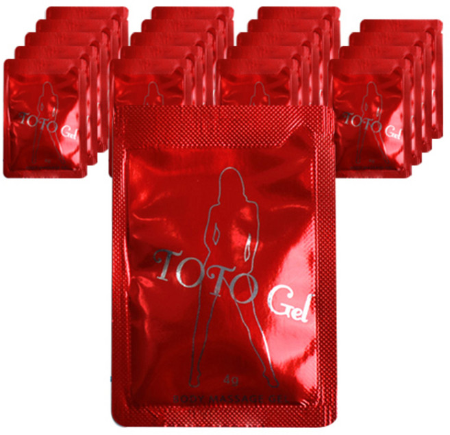 토토 휴대용 팩 바디마사지 젤, 4ml, 20개
