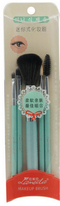 Lameila 拉美拉 E-CODY 粉色眼妝刷具組, 隨機出貨, 1個