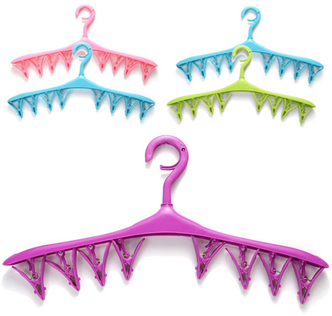 마켓감성 집게 양말 행거 랜덤 발송, 혼합색상, 1개