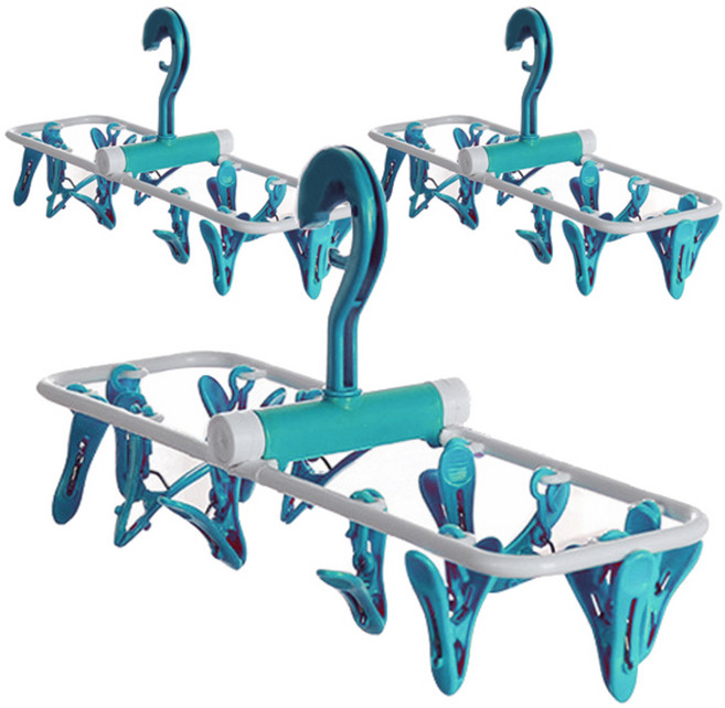 마켓감성 집게 접이식 양말 걸이 랜덤 발송