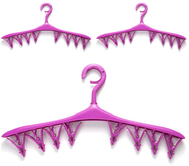 마켓감성 집게 양말 행거 퍼플