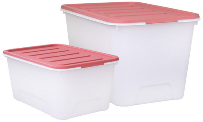 가쯔 멀티블럭 리빙박스, 레드, 1세트