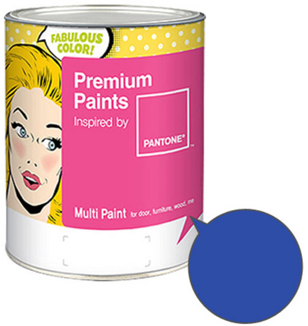 노루페인트 팬톤 멀티 에그쉘광 페인트, 다즐링 블루(18-3949), 1L, 1개