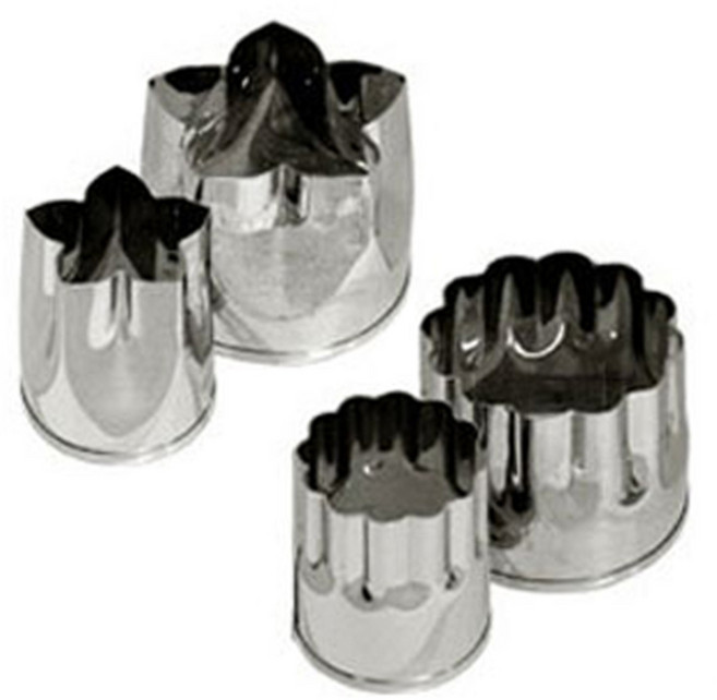 스테인레스 야채커터기 중 2p + 소 2p, 1세트