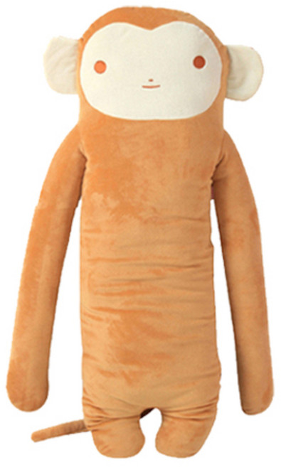 홍대선희샵 몽키 바디필로우, 브라운