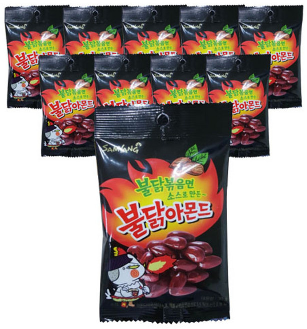 삼양 불닭 아몬드, 30g, 10개입