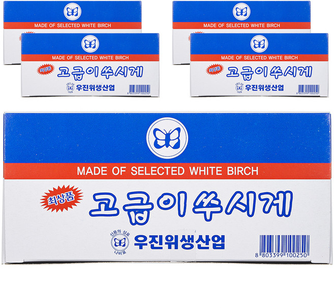 리빙웰 고급 이쑤시게, 600개입, 5개