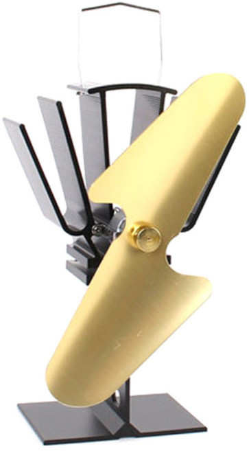 모아커머스 무동력 에코팬 캠핑난방용품, 골드, 1개