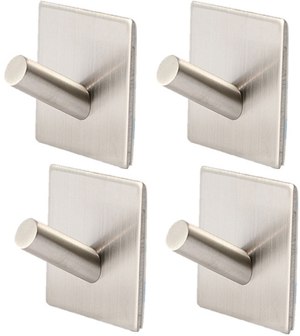 3M 심플한 접착식 걸이 1구, 4개