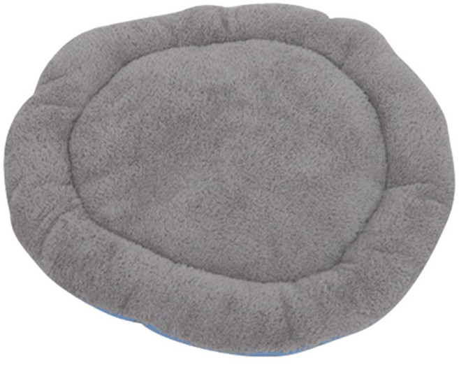 레드퍼피 코퍼빌 원형 펫쿠션, 그레이, 1개