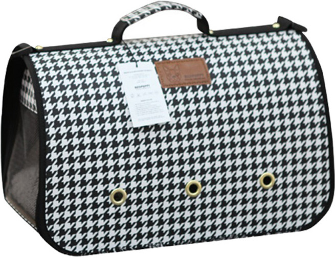 레드퍼피 반려견 커릴 이동가방, 하운드투스, 1개