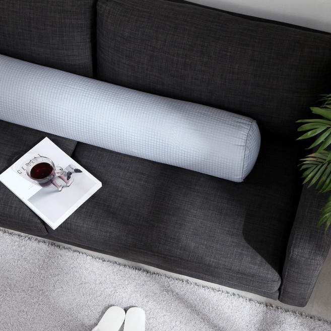 타카타카 썸머인견리플 바디필로우 + 솜포함, 그레이