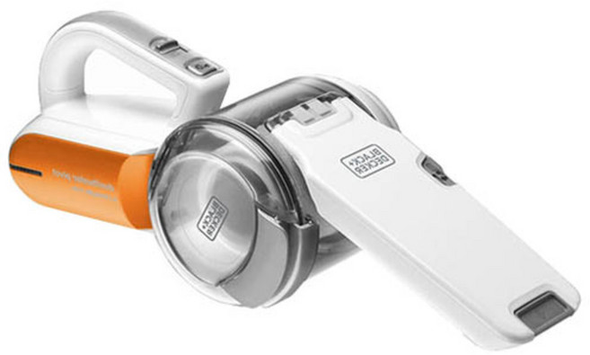 블랙앤데커 피벗 무선 핸디형 소형청소기, 오렌지, PV1020O