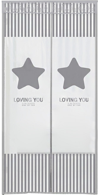 다샵 EVA 일체형자석 방풍 바람막이 스타그레이 반투명, 1개