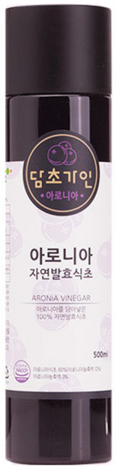 생생초 담초가인 아로니아 자연발효식초, 500ml, 1개