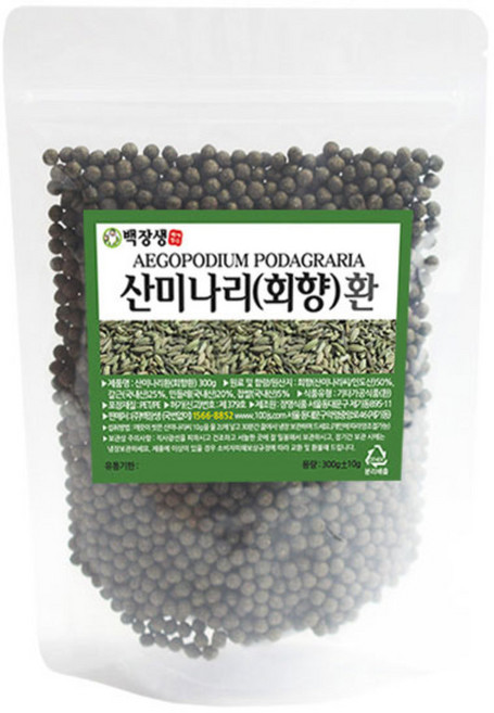 백장생 산미나리환, 1개, 300g
