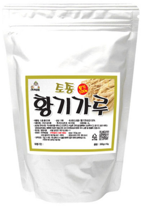 백장생 토종 황기가루, 1개, 300g