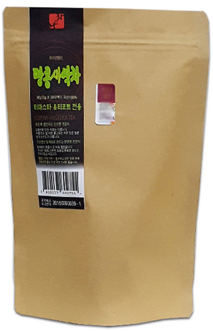 나와차 티마스타 티포트 전용 대용량 티백 땅콩새싹차, 3g, 30개입, 1개