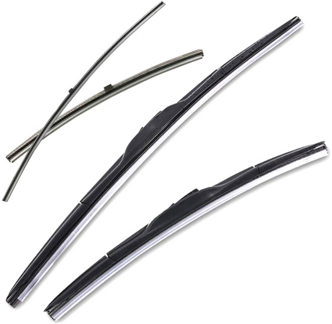 블랙라이거 5세대 그라파이트 코팅 와이퍼 400mm + 650mm + 리필고무 2p, 1세트