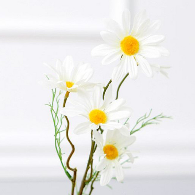 생화같은 조화부쉬 코스모스 3p, 화이트