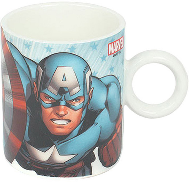 마블 어벤저스 머그컵, 캡틴 아메리카, 1개