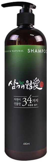 삼개월애 자연이 선물한 샴푸, 480ml, 1개