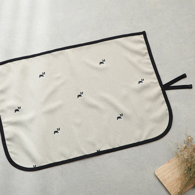 타카타카 차량용 햇빛가리개, 프렌치불독, 1개