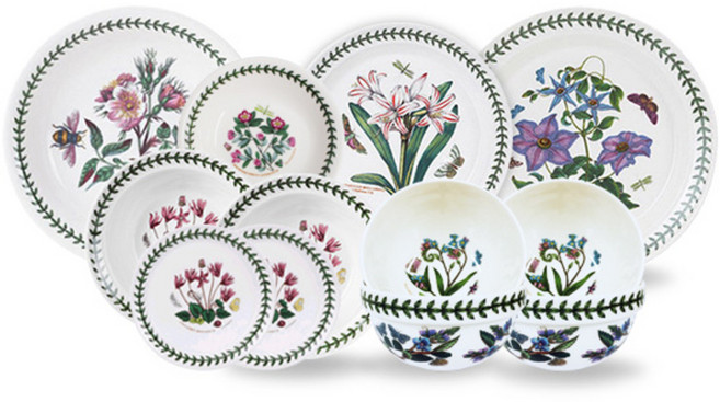 포트메리온 보타닉가든 2인 한식기세트 12p, 랜덤 발송, 식기 8종, 1세트