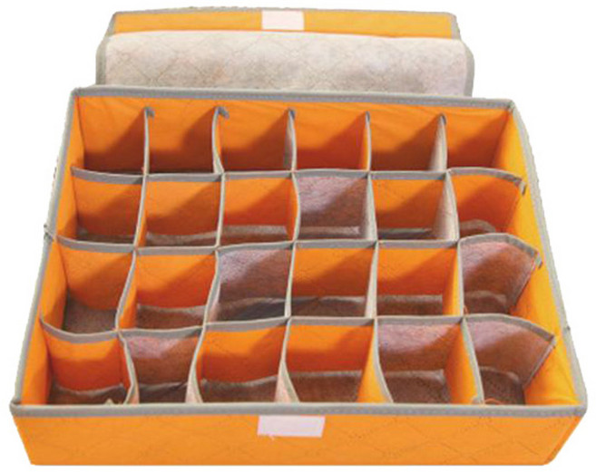 마켓감성 24칸 숯 양말 보관함 랜덤 발송, 랜덤발송, 1개