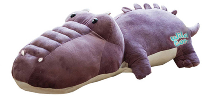 홍대선희샵 바디 필로우 쿠션 569 악어, 보라