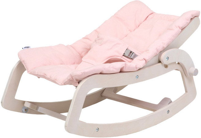 세이지폴 유아 멀티 바운서, 본체(화이트 내츄럴), 시트(피치핑크)